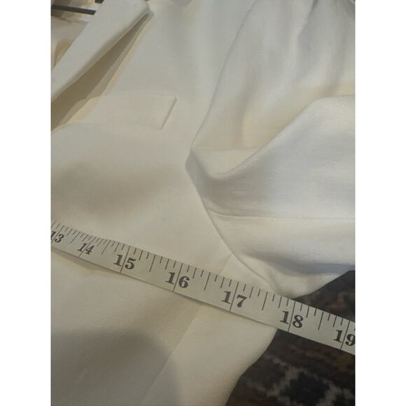 J.Crew Puff‑sleeve Blazer in Stretchy Cotton (A2107) in Ivory, Size 8 - Picture 7 of 8